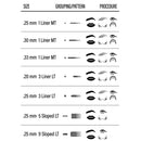 Cartouche maquillage permanent aiguile de tatouage pour le contour des levres et sourcil