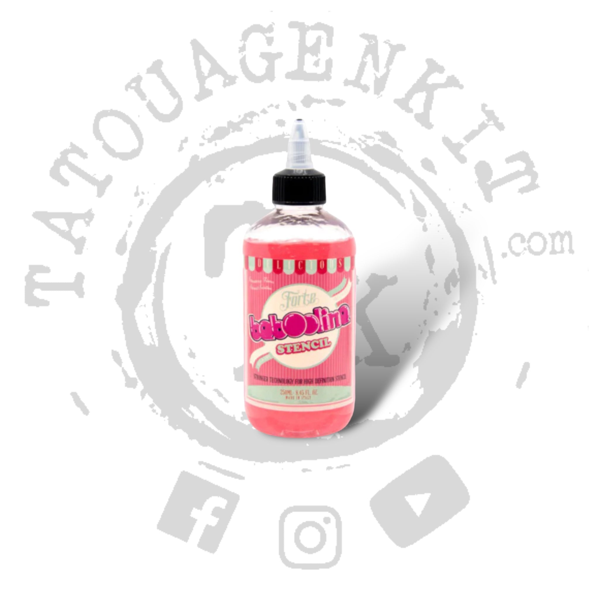 Stencil Baboolina - stencil Tatouage chewing-Gum