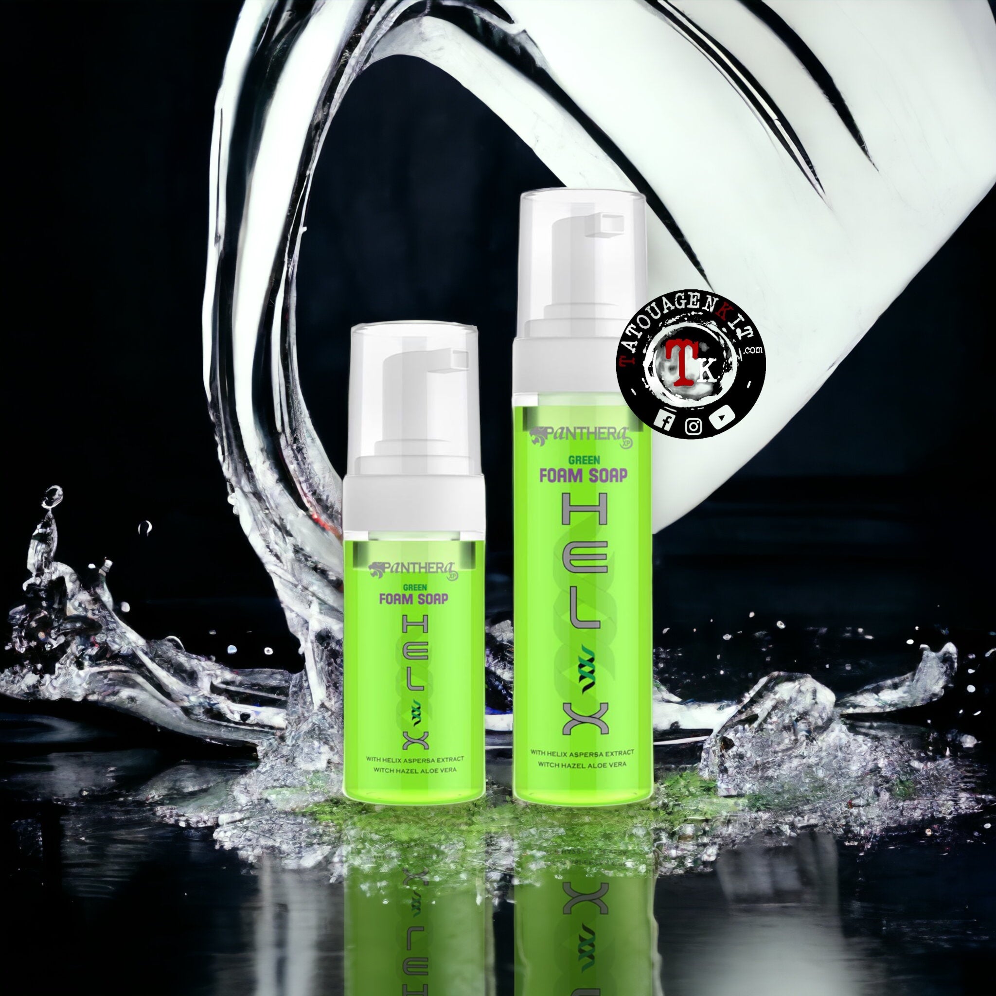 Savon vert Helix Panthera - Tatouagenkit