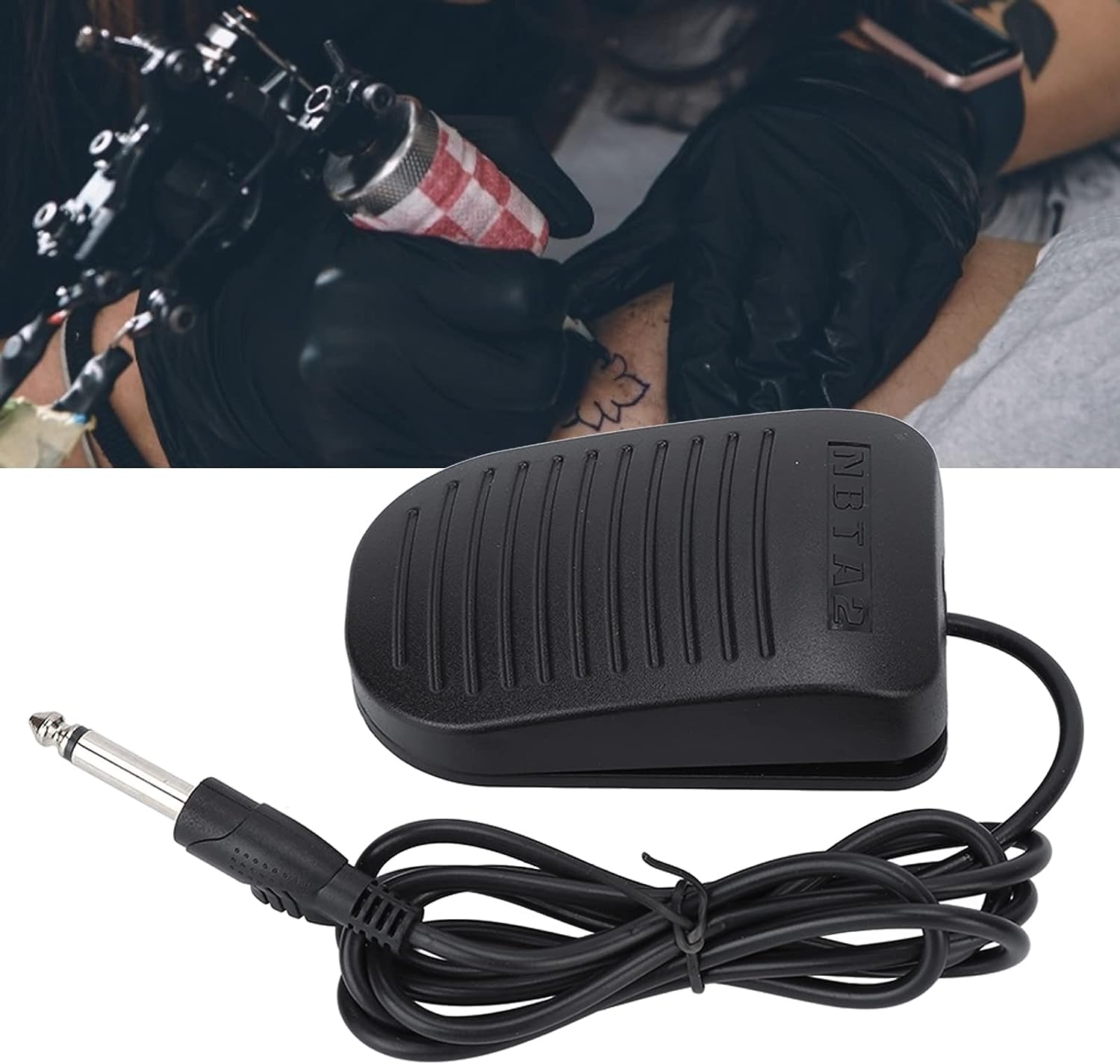 Pedale de tatouage pour alimentation machine a tatouer