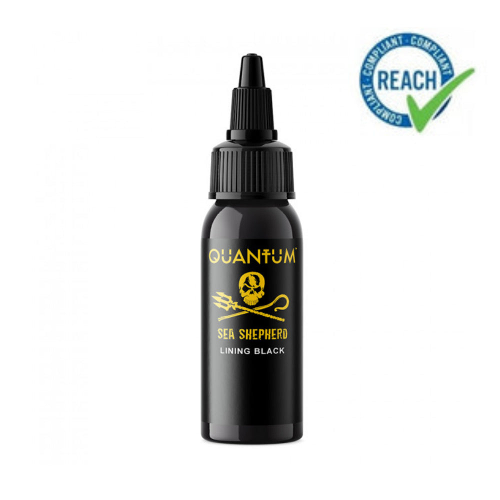 Encre noire Quantum Lining Black Sea Shepherd 30ml - Tatouagenkit
