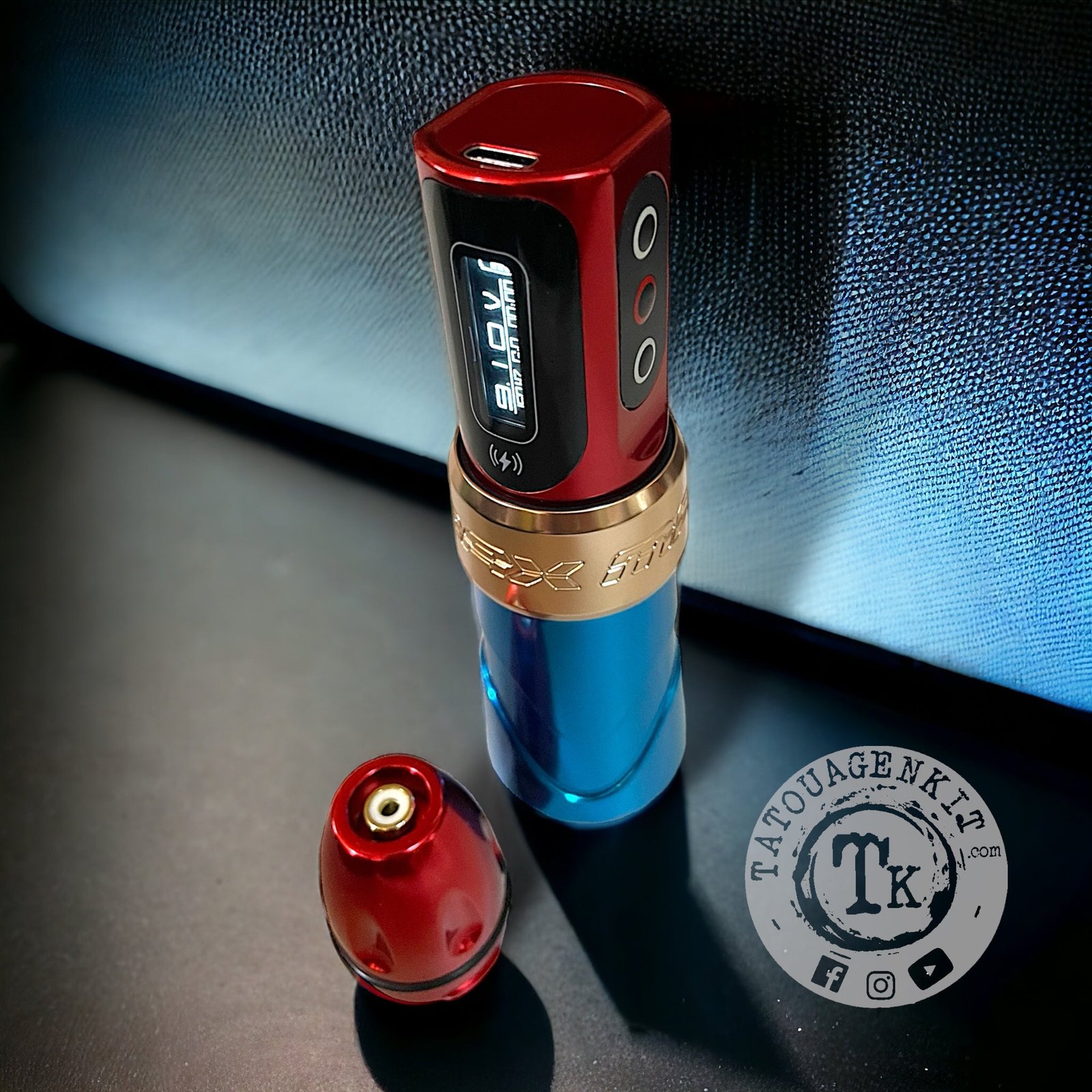 Machine à Tatouer Sans Fil 2 Batteries MTC