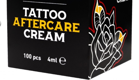 Creme de soin en dosette pour le tatouage