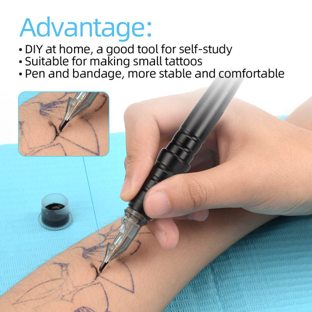 kit cartouche aiguille handpoke tatouage