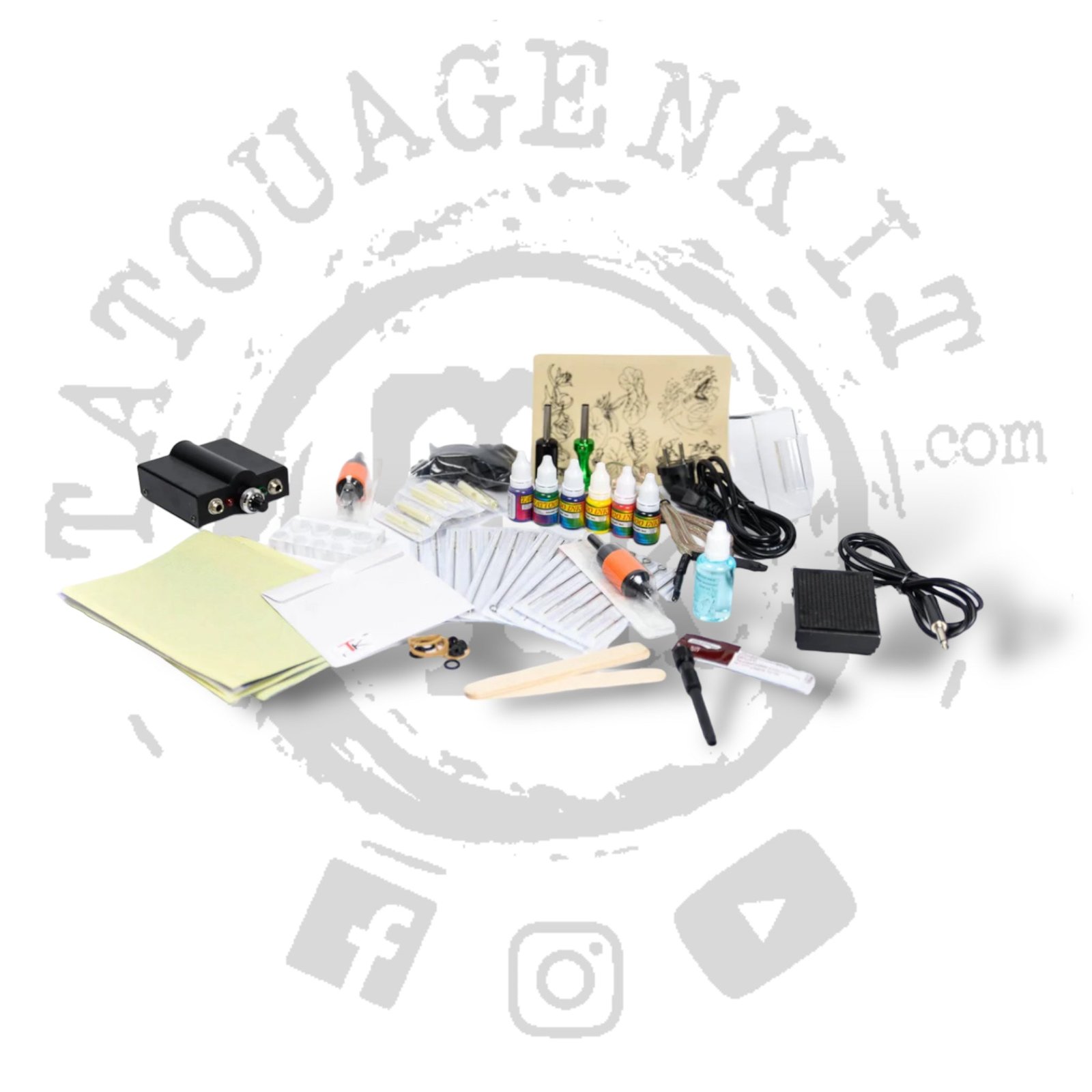 Kit de tatouage débutant (te) Kit Dermographe 02