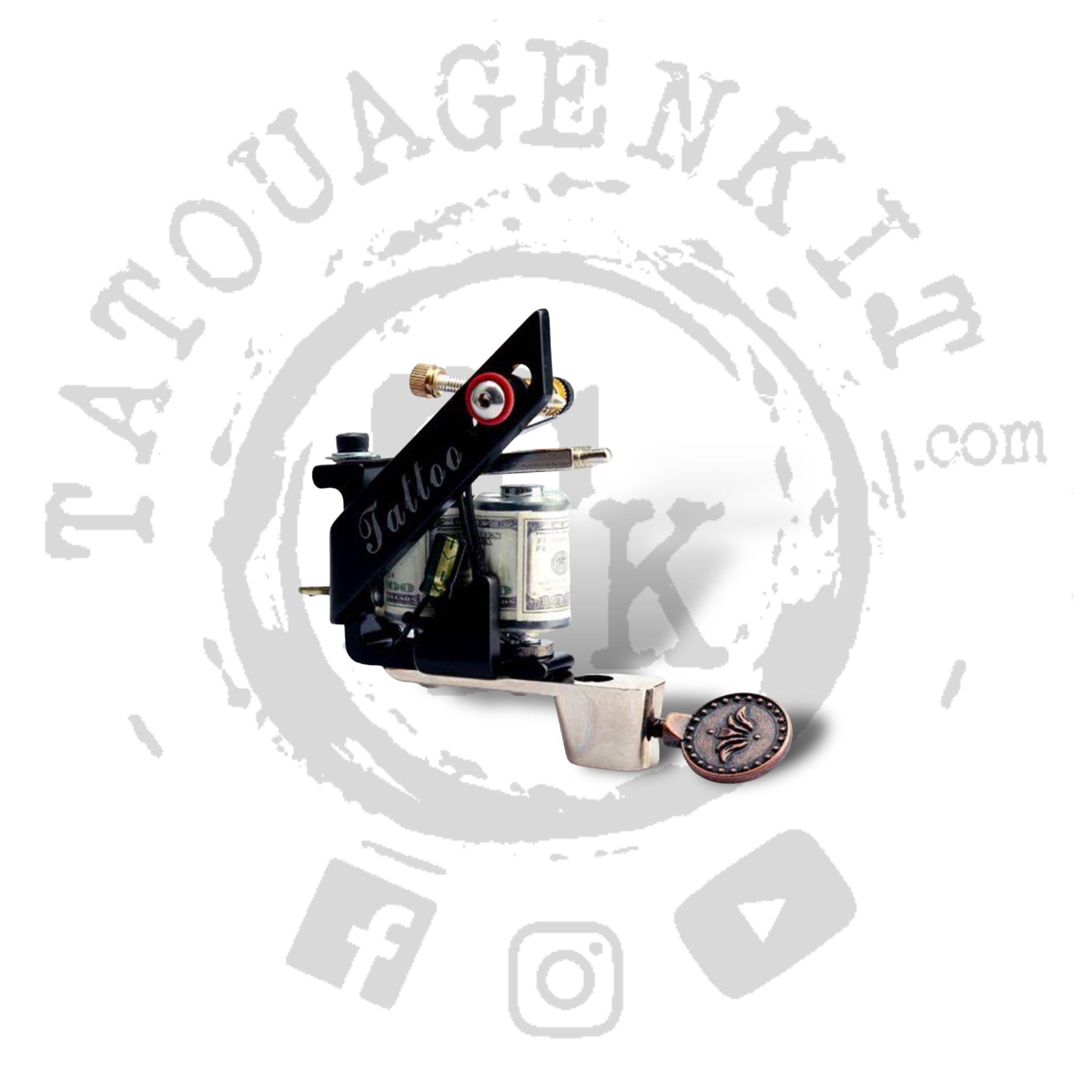 Kit Machine Tatouage Dermographe bobine 02