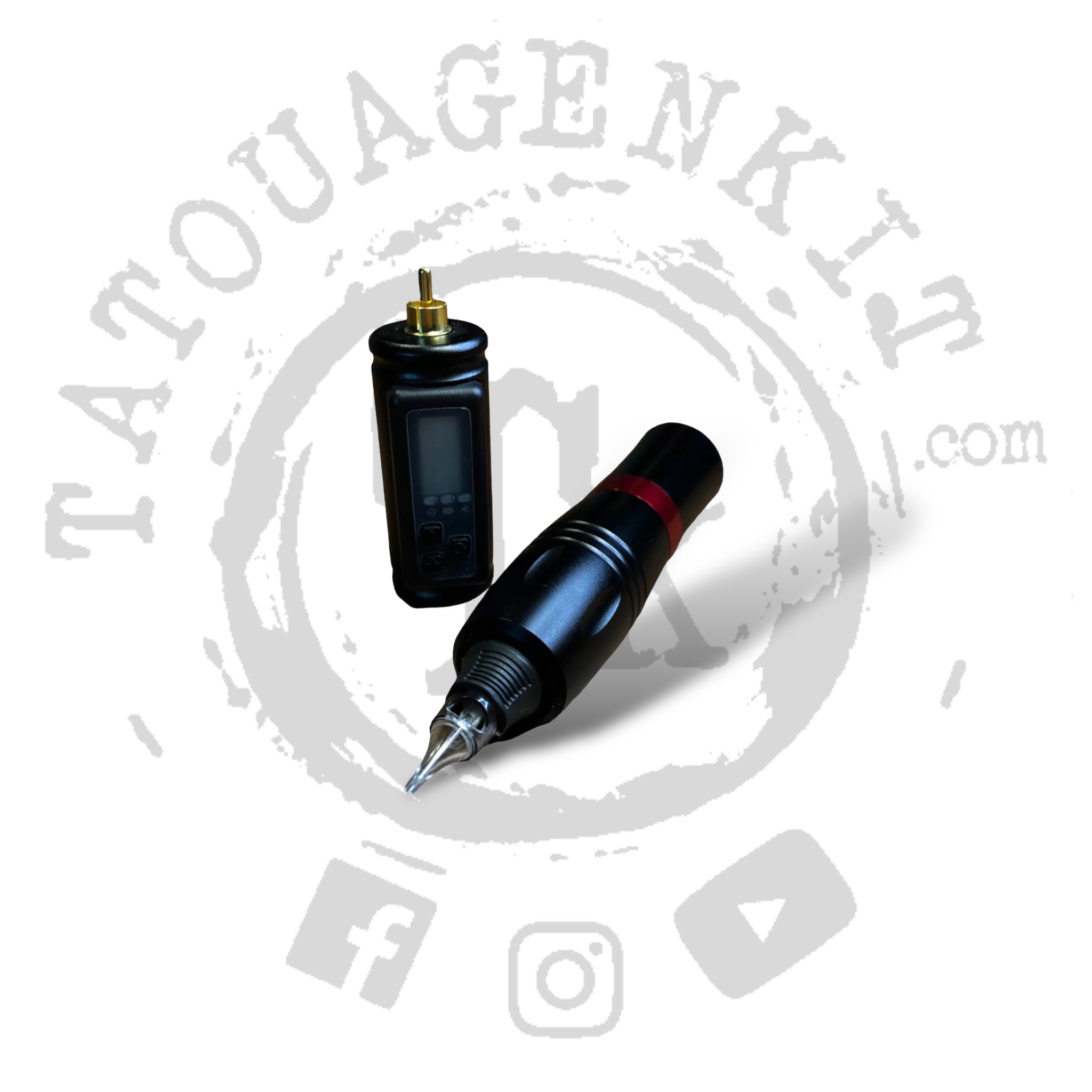 Machine a tatouer rotative Batterie clic 1.2 Black