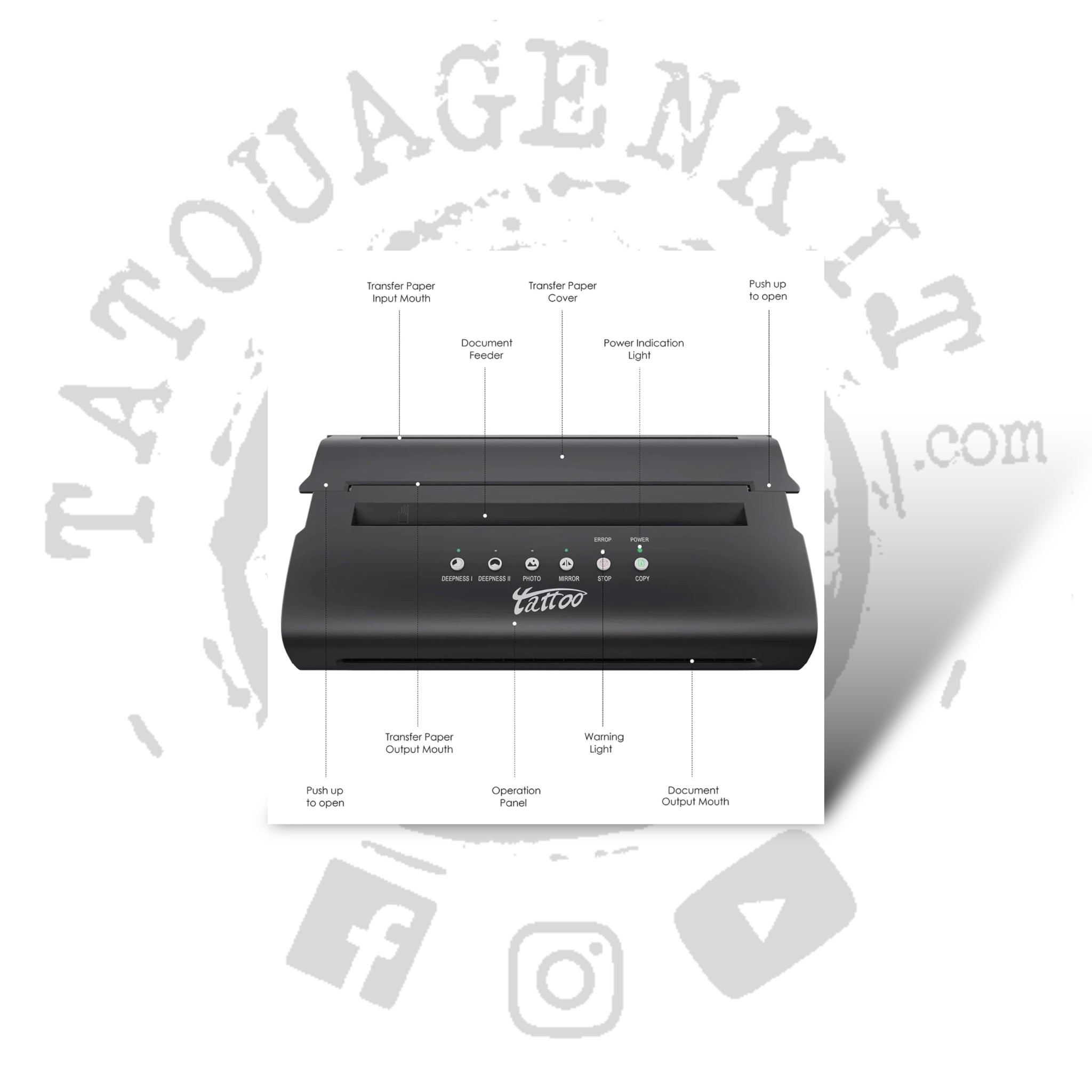 Thermocopieur Tatouage  Nos imprimantes de tatouage professionnels