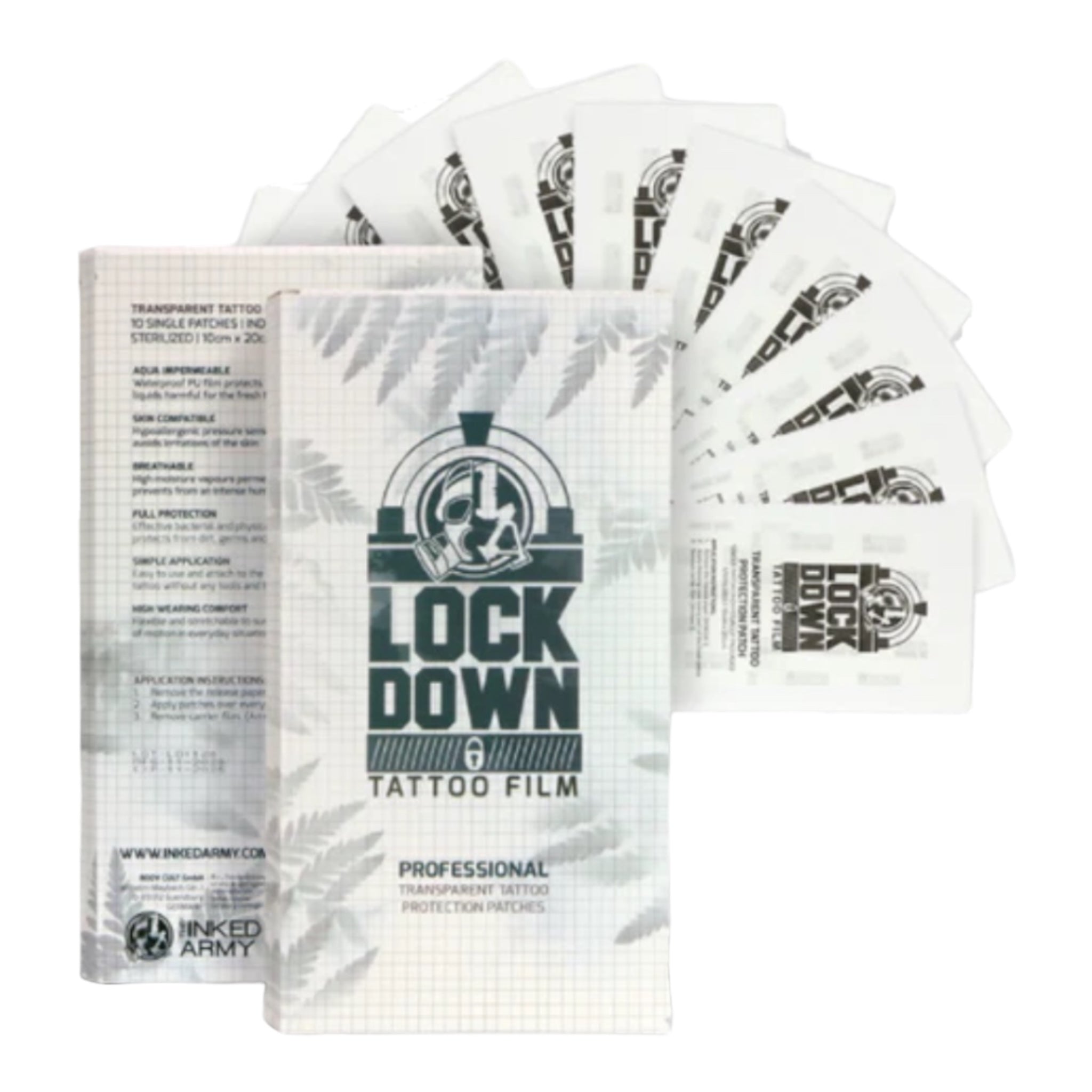 Pack 10 films de Protection The Inked Army Tatouage