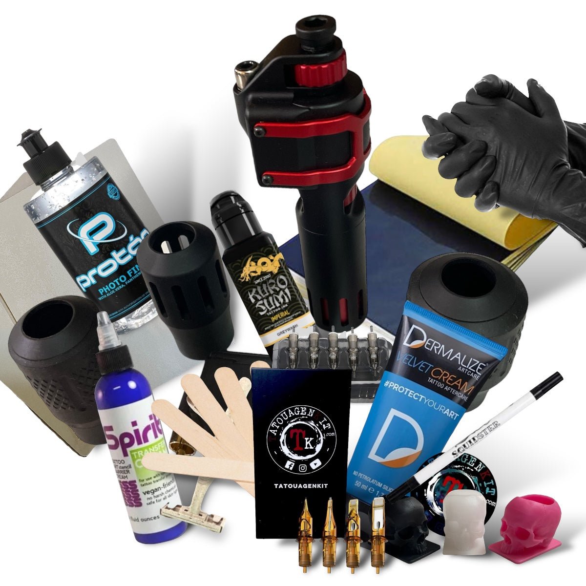 🔴 Kit Tatouage Pen Grip Edition