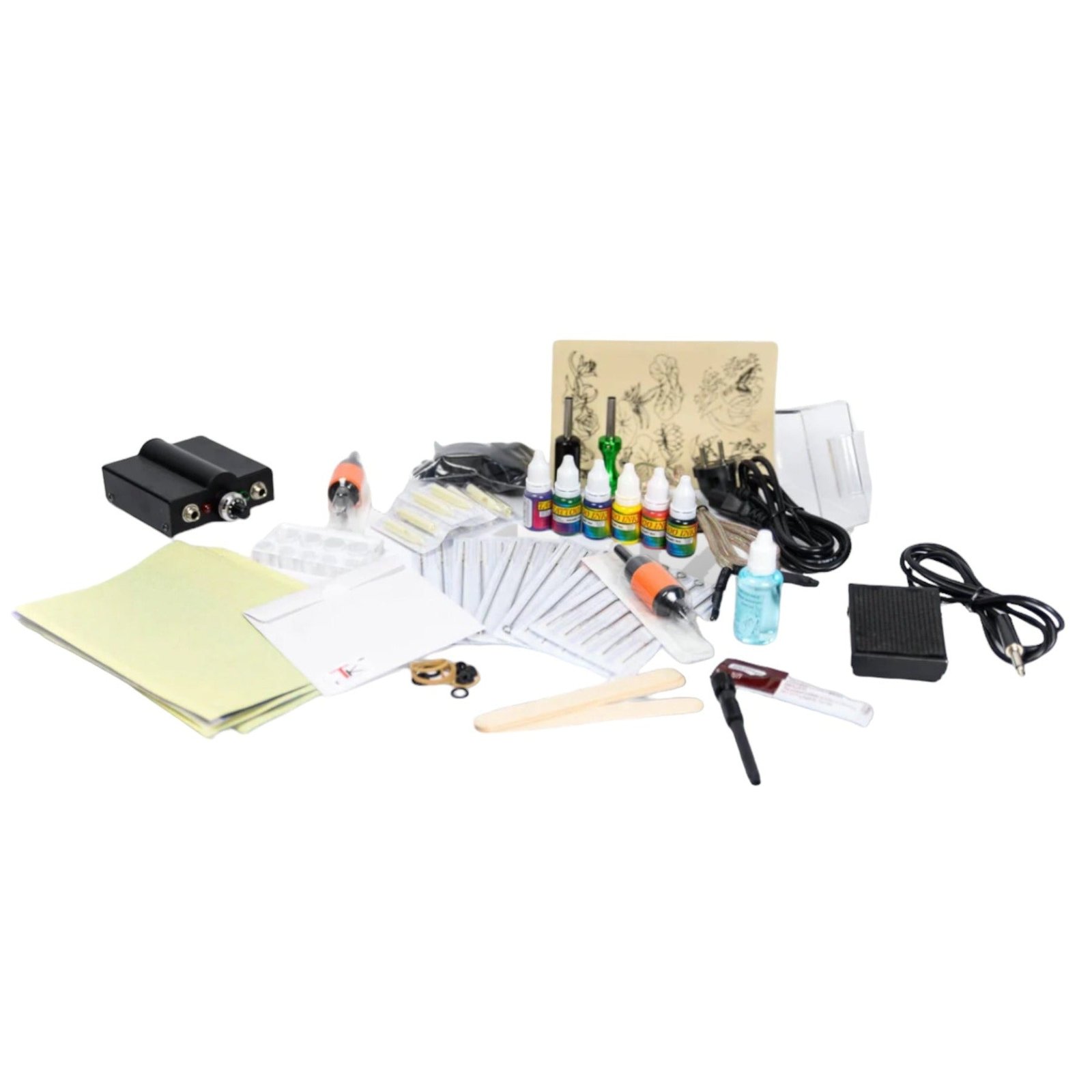 kit de tatouage dermographe bobine  pour  debutant et professionnelle