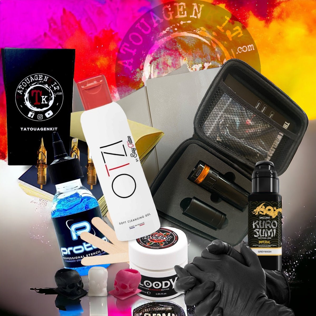 Kit Tatouage machine batterie sans fil