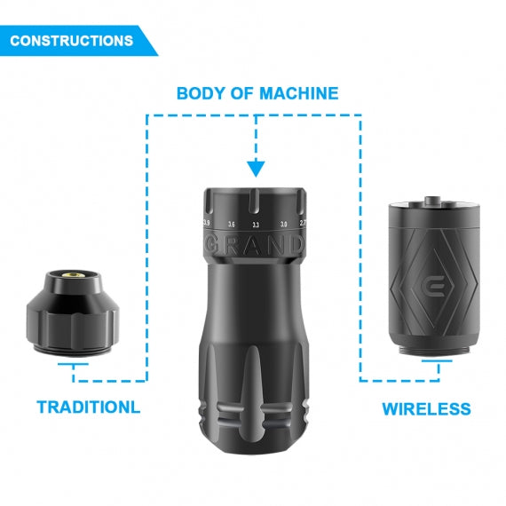 EMALLA 'Grand' Wireless Tattoo Pen-Tatouagenkit
