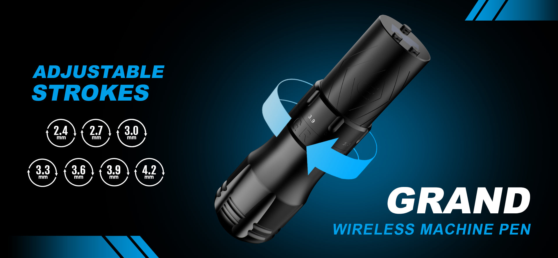 EMALLA 'Grand' Wireless Tattoo Pen-Tatouagenkit