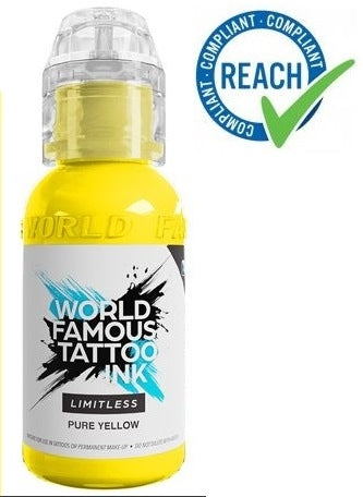 encre de tatouage jaune