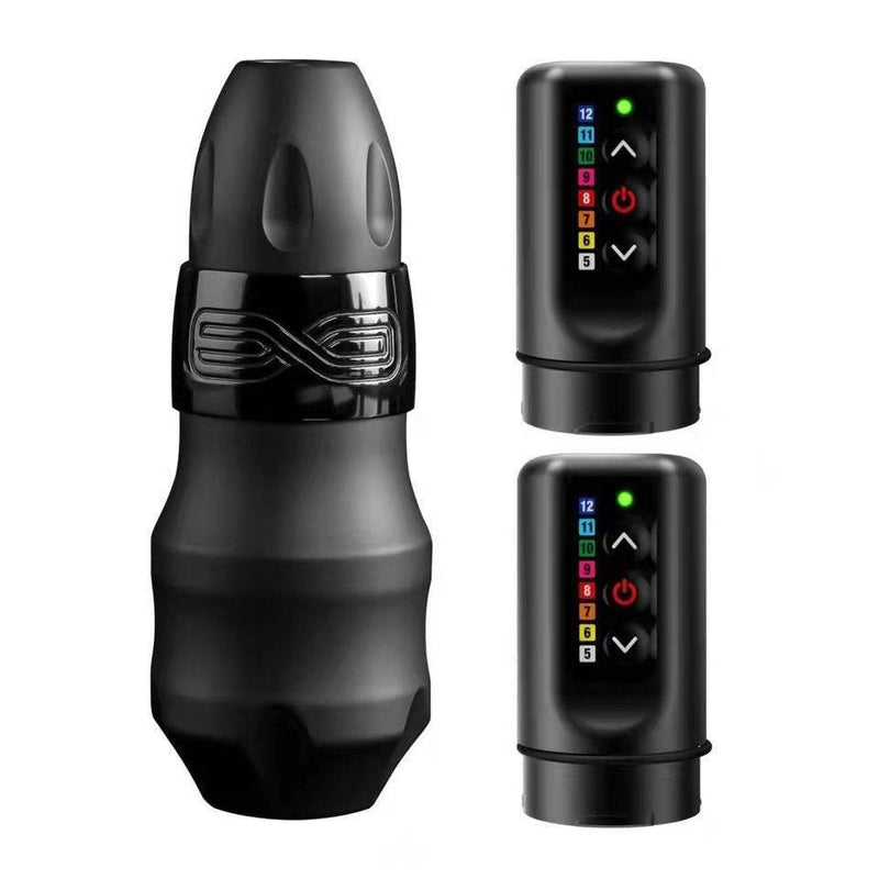 Coffret tatouage machine pen avec ou sans fils avec 2 batteries - Tatouagenkit