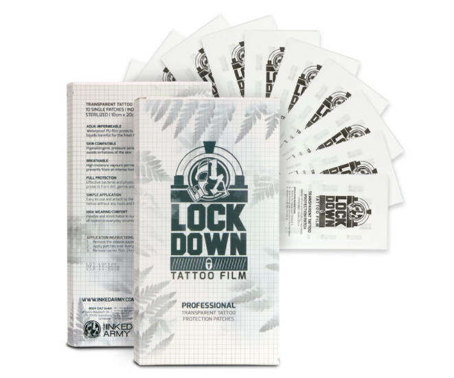Pack 10 films de Protection The Inked Army Tatouage - Tatouagenkit