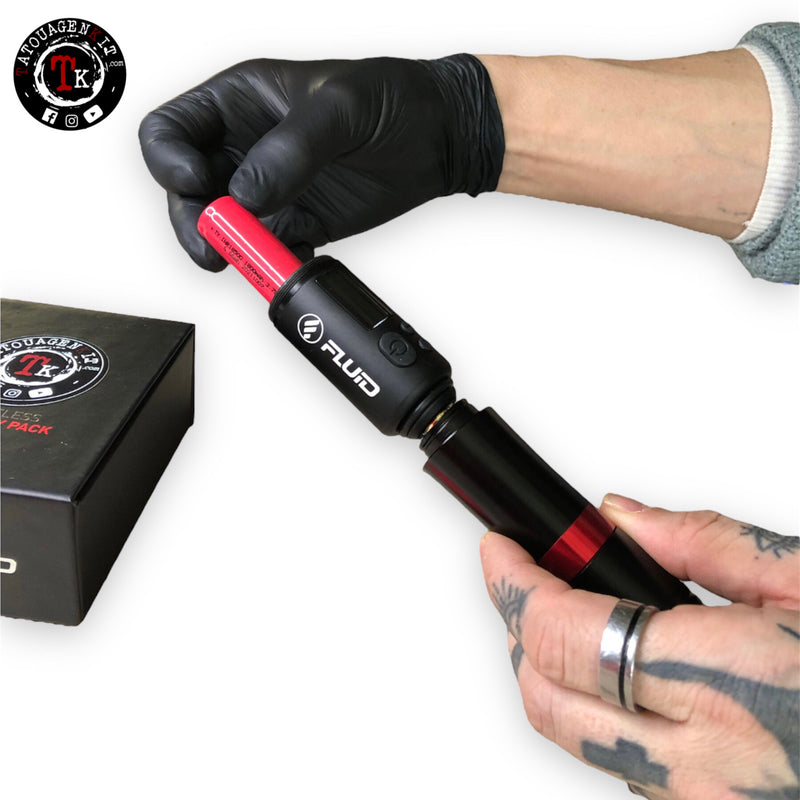 stylo pen machine a tatouer avec batterie sans fil  pour cartouche aiguille de tatouage 
