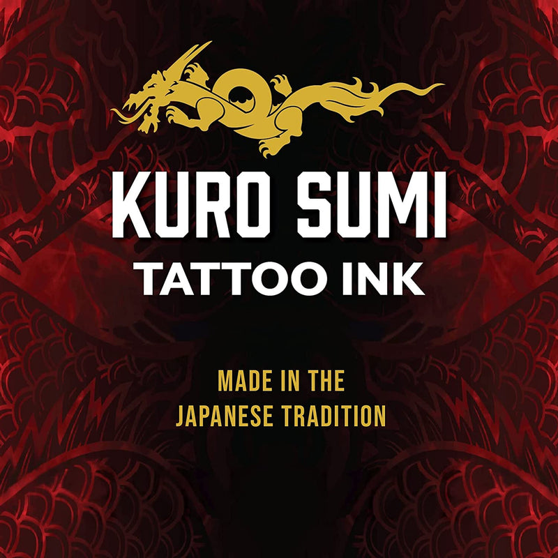 encre noire pour le tatouage.