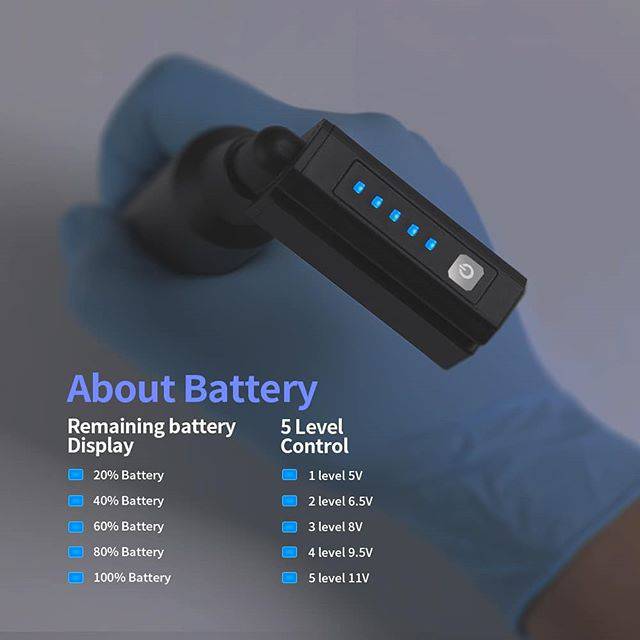 Batterie sans fil machine a tatouer RCA - Tatouagenkit