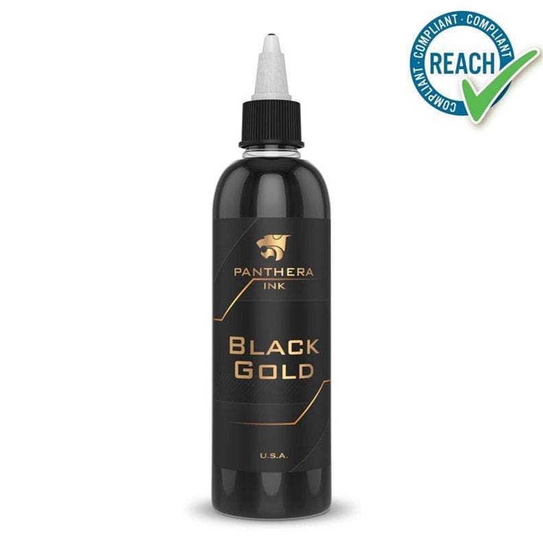 Encre noire Black Gold Lining - Panthera 150ml - Tatouagenkit