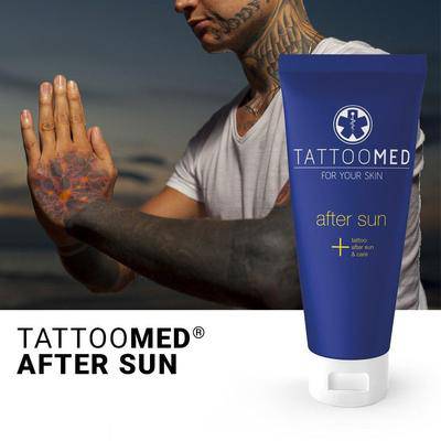 TattooMed Soin Crème Solaire Après-Soleil 100ml - Tatouagenkit